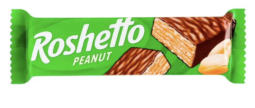 Ваф батончики Roshetto Peanut 34г